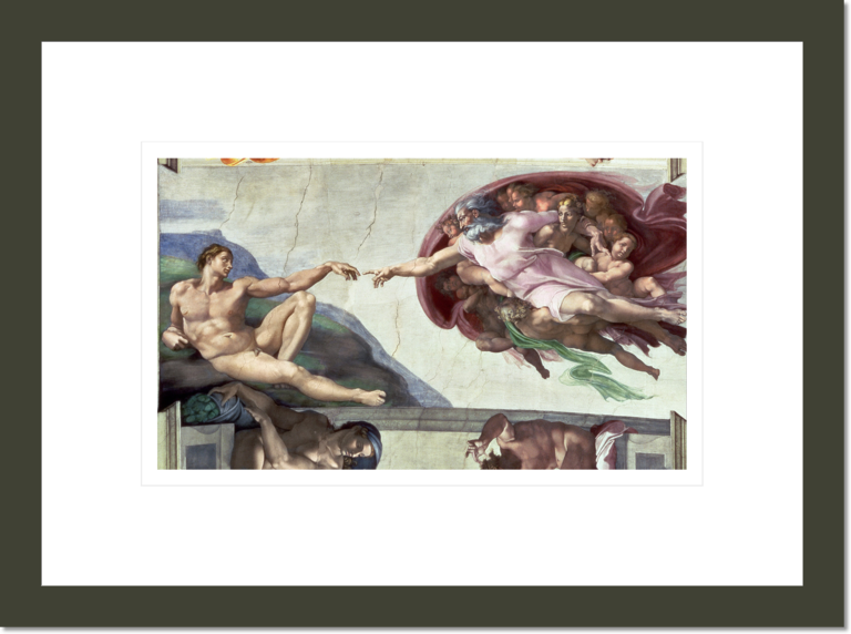 Sistine Chapel Ceiling: The Creation of Adam (post restoration)