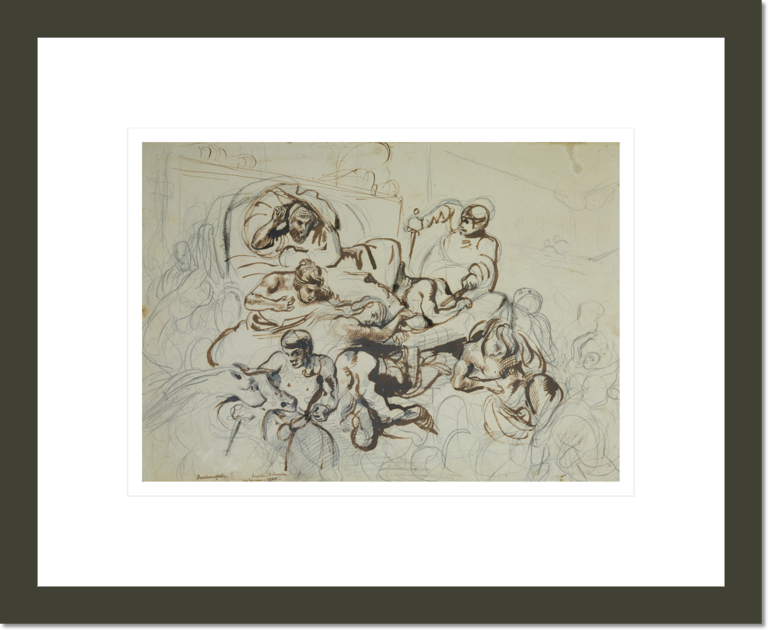Study for the Death of Sardanapalus