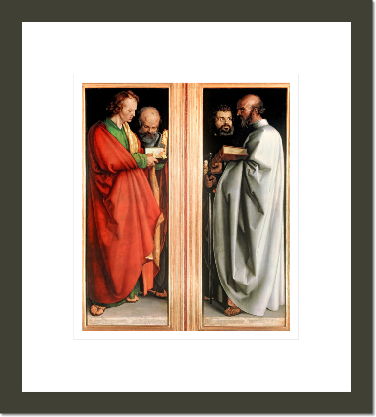 St. John with St. Peter and St. Paul with St. Mark