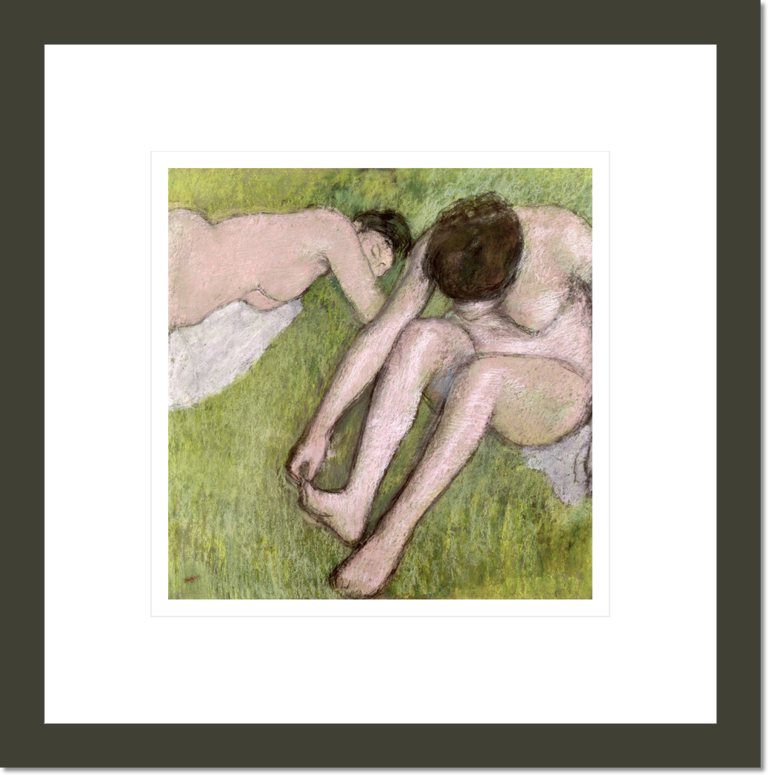 Two Bathers on the Grass