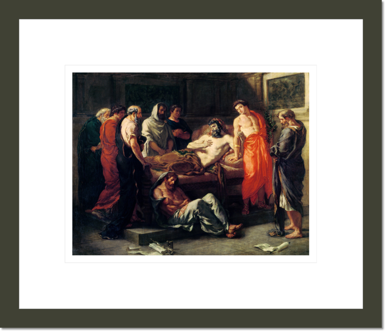 Study for The Death of Marcus Aurelius (121-180)