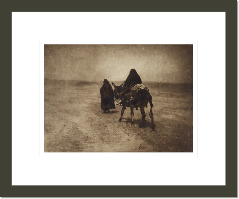 Into the Desert - Navaho (The North American Indian, v. I. Cambridge, MA: The University Press, 1907)