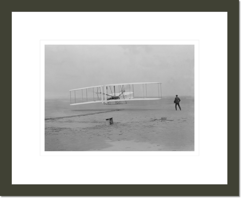 First flight, December 17, 1903 (detail)