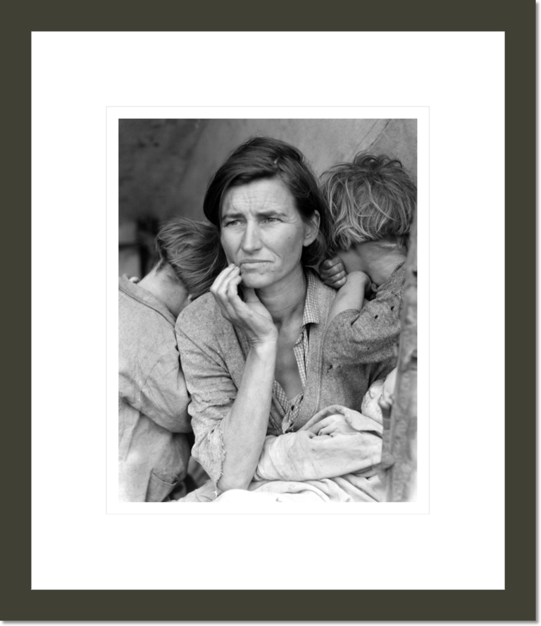 Migrant Mother (Destitute pea pickers in California)
