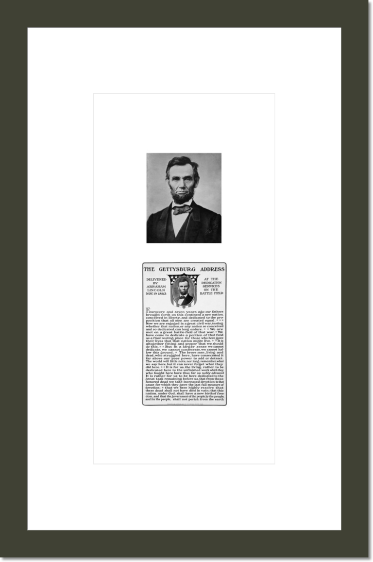 Lincoln and his Gettysburg Address