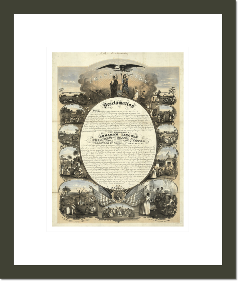 Commemorative Copy of the Emancipation Proclamation