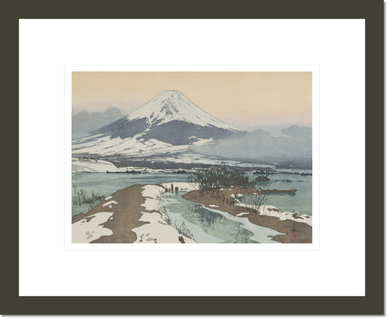 Kawaguchi Lake (Kawaguchi Ko), from the series Ten Views of Fuji (Fuji Jikkei)