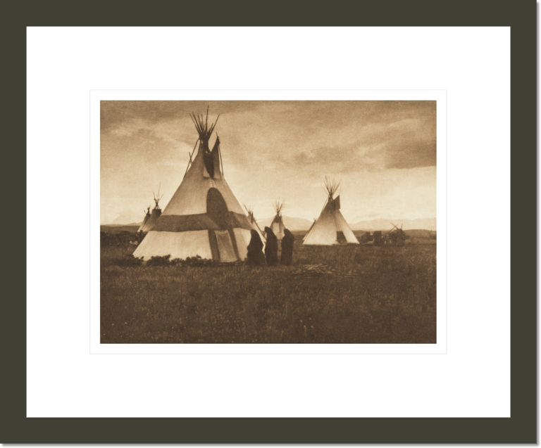 Return to the Faster's Lodge - Piegan (The North American Indian, v. VI. Cambridge, MA: The University Press, 1911)