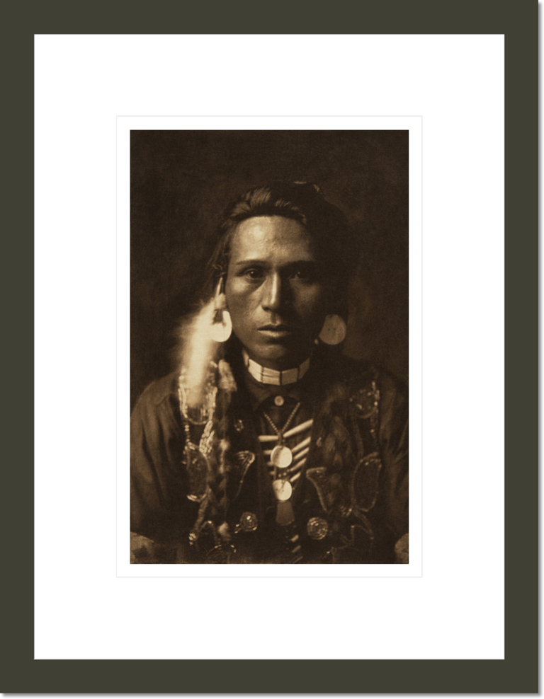 A Young Yakima (The North American Indian, v. VII. Norwood, MA: The Plimpton Press, 1911)