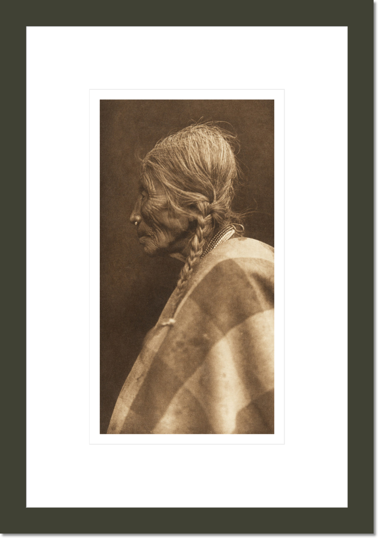 Wishham Female Profile (The North American Indian, v. VIII. Norwood, MA: The Plimpton Press, 1911)