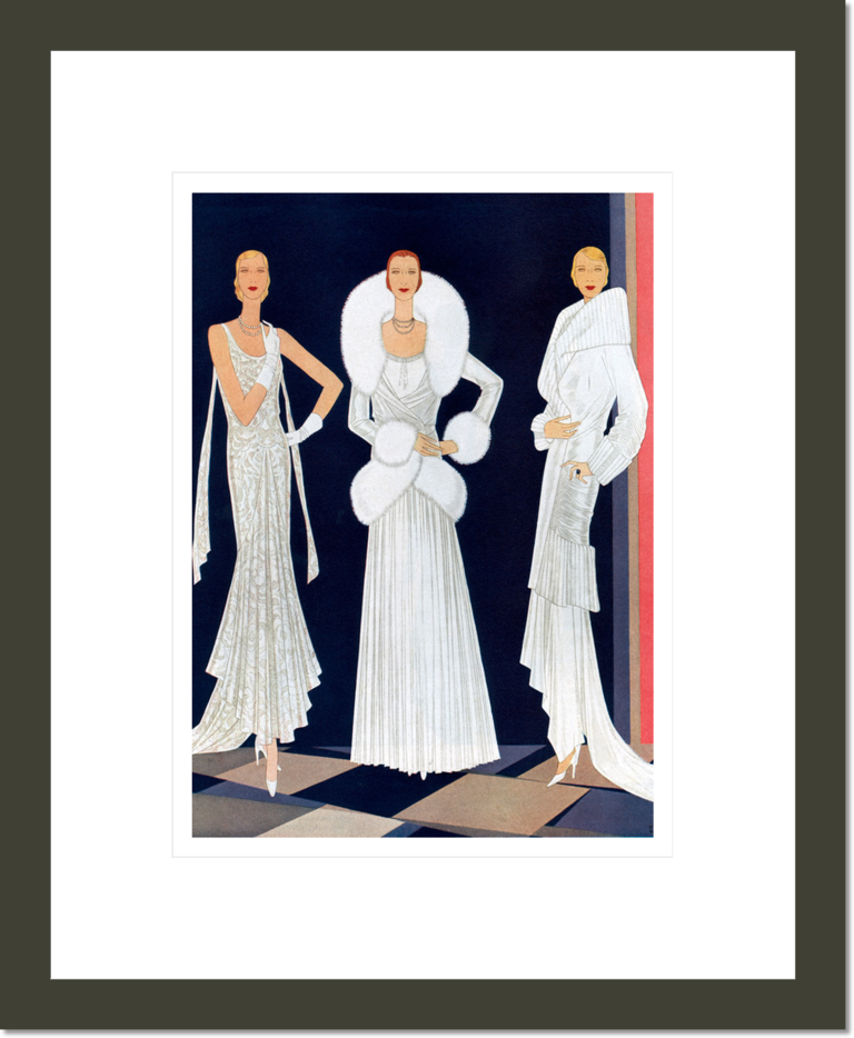 Jazz Age Fashion: Three White Velvet Gowns of the 1920s