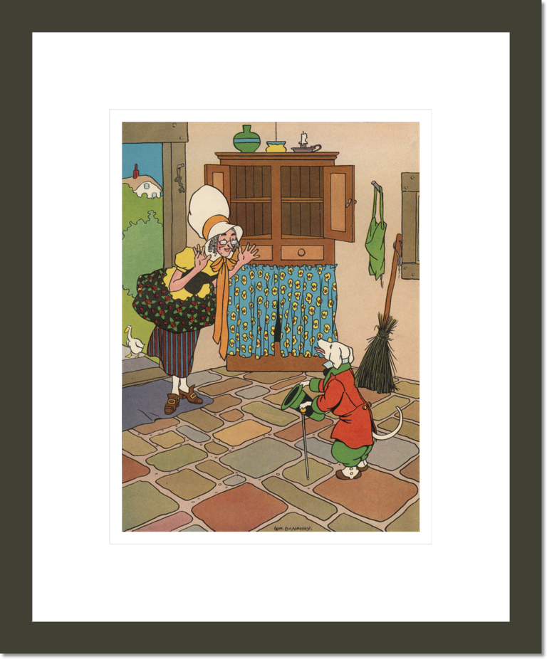 “Old Mother Hubbard and her dog”