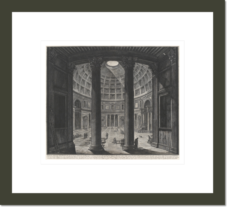 Veduta interna del Panteon (View inside the Pantheon)