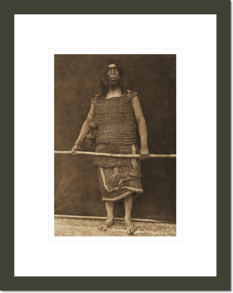 Nakoaktok Warrior (The North American Indian, v. X. Norwood, MA: The Plimpton Press, 1915)