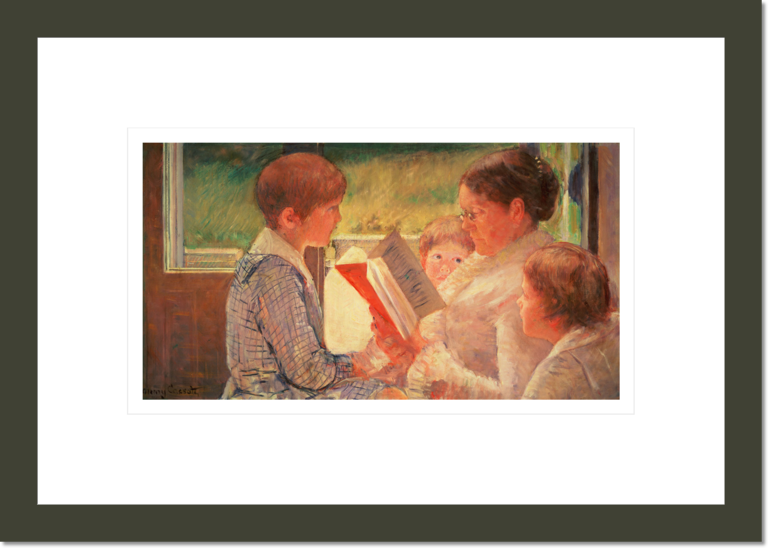 Mrs Cassatt Reading to her Grandchildren