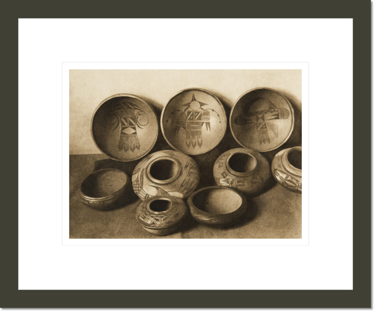 East Mesa pottery (The North American Indian, v. XII. Norwood, MA, The Plimpton Press)
