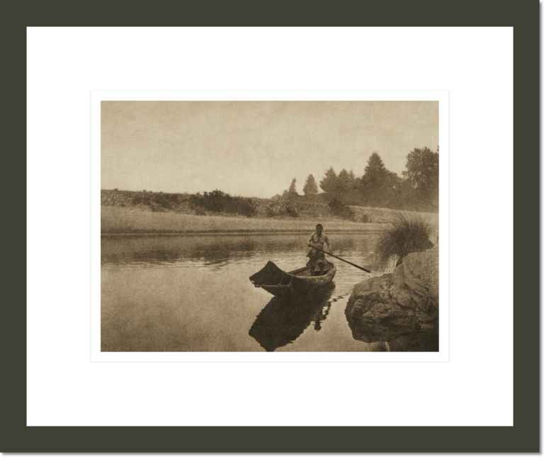 Hupa fisherman (The North American Indian, v. XIII. Norwood, MA, The Plimpton Press)