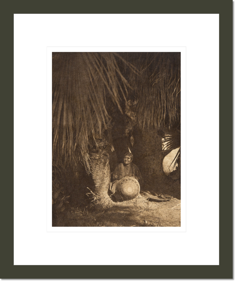 Under the palms - Cahuilla (The North American Indian, v. XV. Norwood, MA, The Plimpton Press)