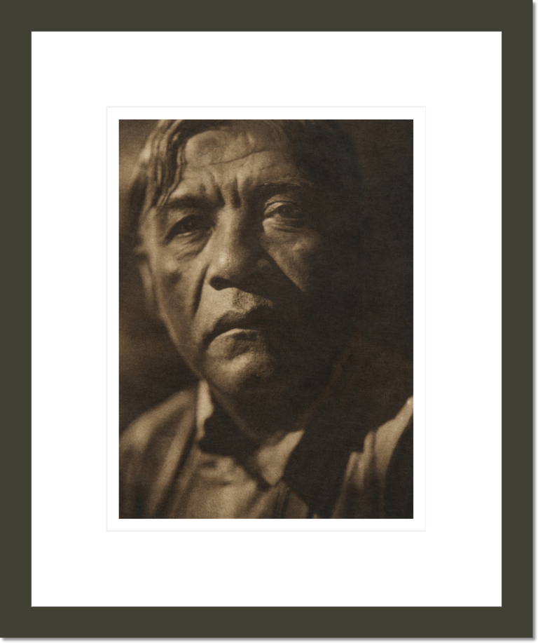 A coast Pomo man (The North American Indian, v. XIV. Norwood, MA, The Plimpton Press)