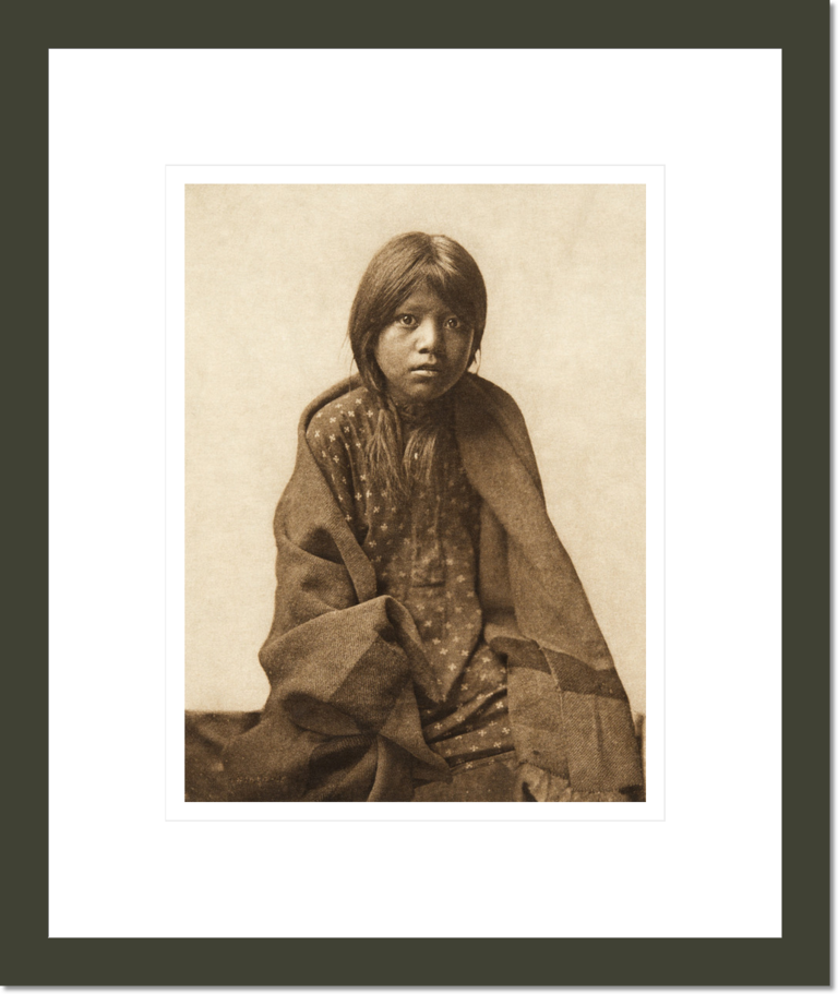 A Taos girl (The North American Indian, v. XVI. Norwood, MA, The Plimpton Press)