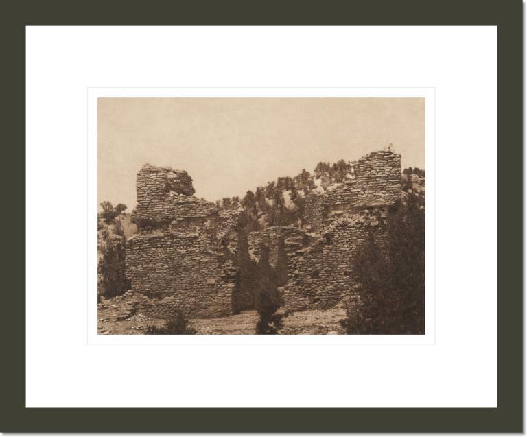 Ruins of the church at Gyusiwa (The North American Indian, v. XVI. Norwood, MA, The Plimpton Press)