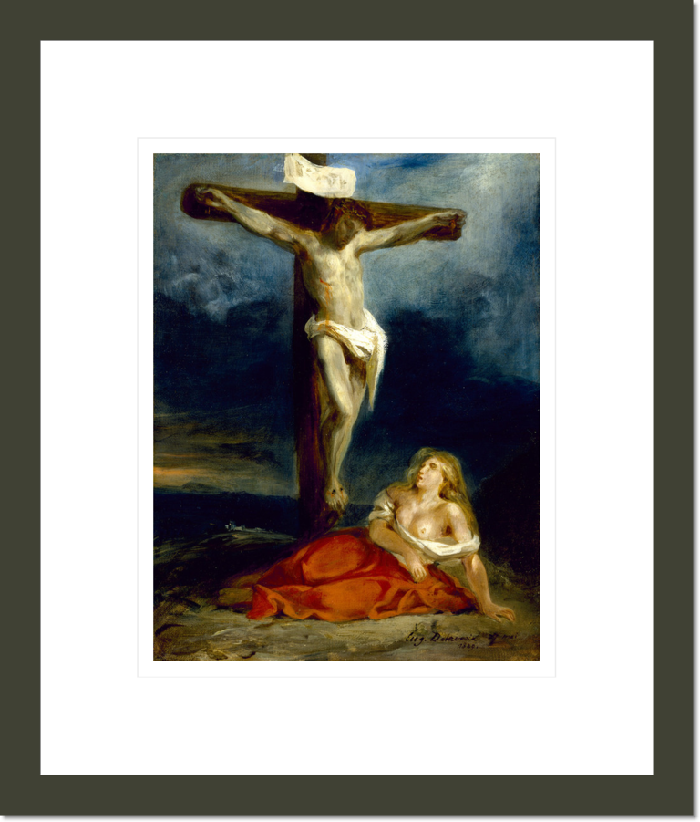 Saint Mary Magdalene at the Foot of the Cross