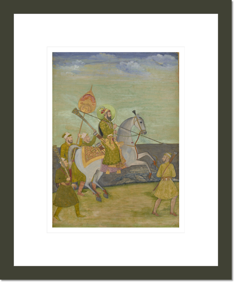 Equestrian Portrait of Bahadur Shah as a Young Man