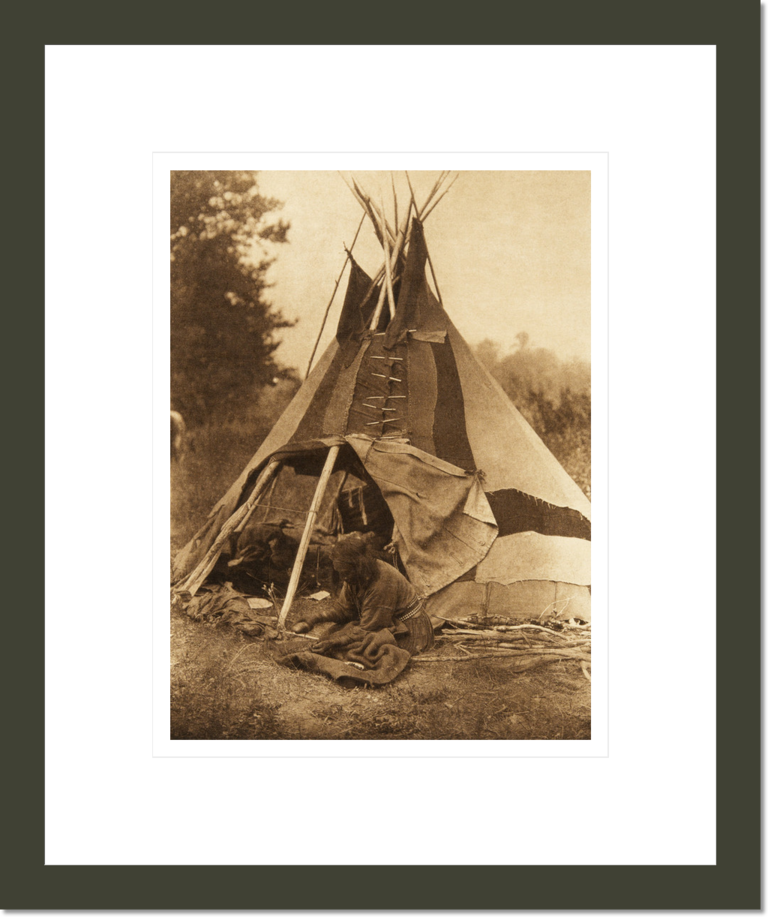 A Sarsi tipi (The North American Indian, v. XVIII. Norwood, MA, The Plimpton Press)