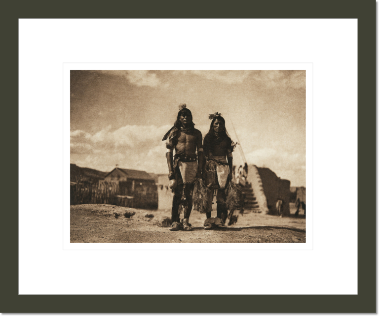 Tablita dancers - San Ildefonso (The North American Indian, v. XVII. Norwood, MA, The Plimpton Press)