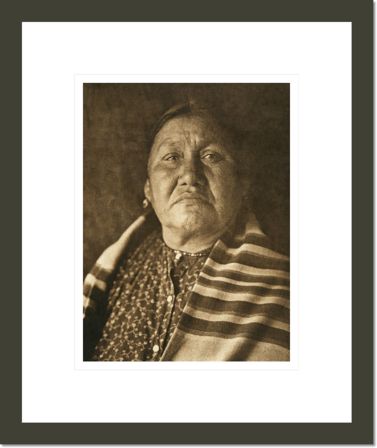 Wife of Wakonda - Oto (The North American Indian, v. XIX. Norwood, MA, The Plimpton Press)