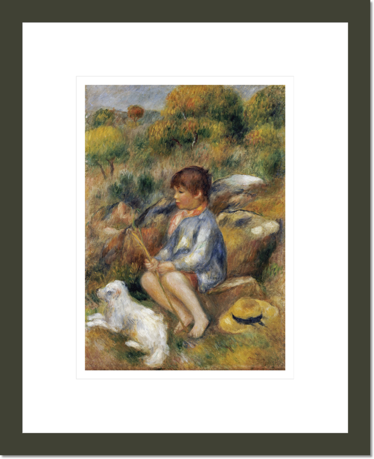 Young Boy By a Brook