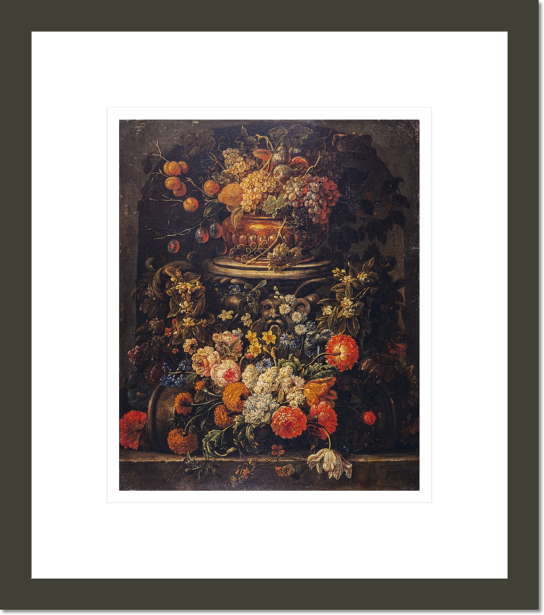 Still-life with Fruit and Flowers