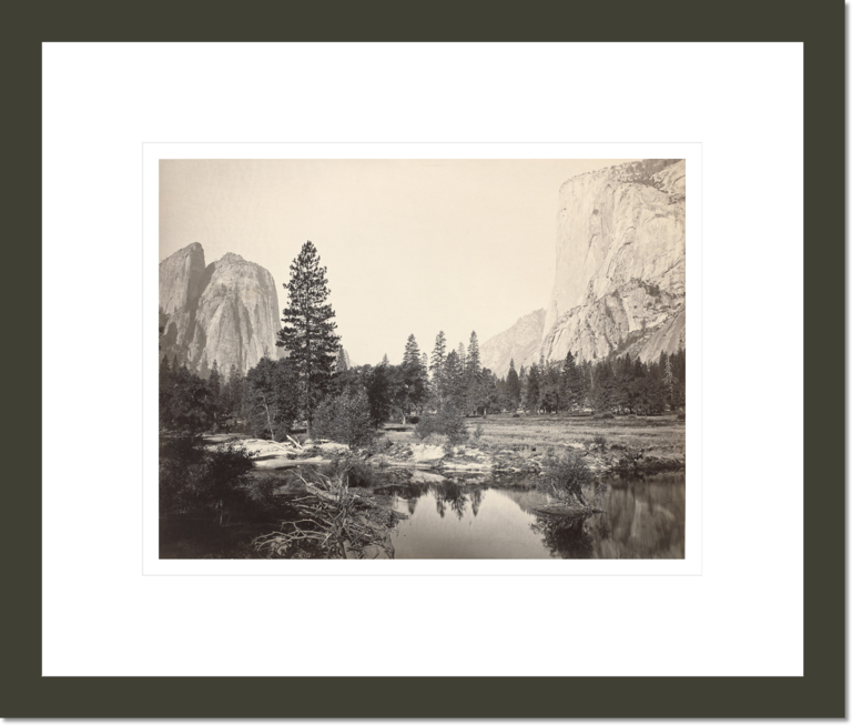 Down the Valley, Yosemite, Cathedral Rocks, El Capitan, Yosemite