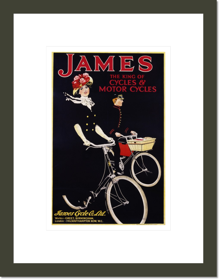 James - The King of Cycles & Motorcycles Poster
