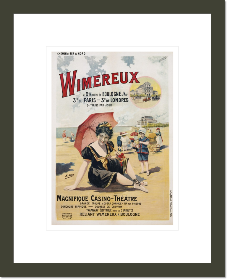Wimereux Travel Poster