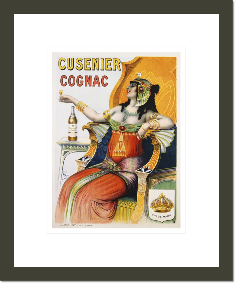 Cusenier Cognac Advertisement Poster