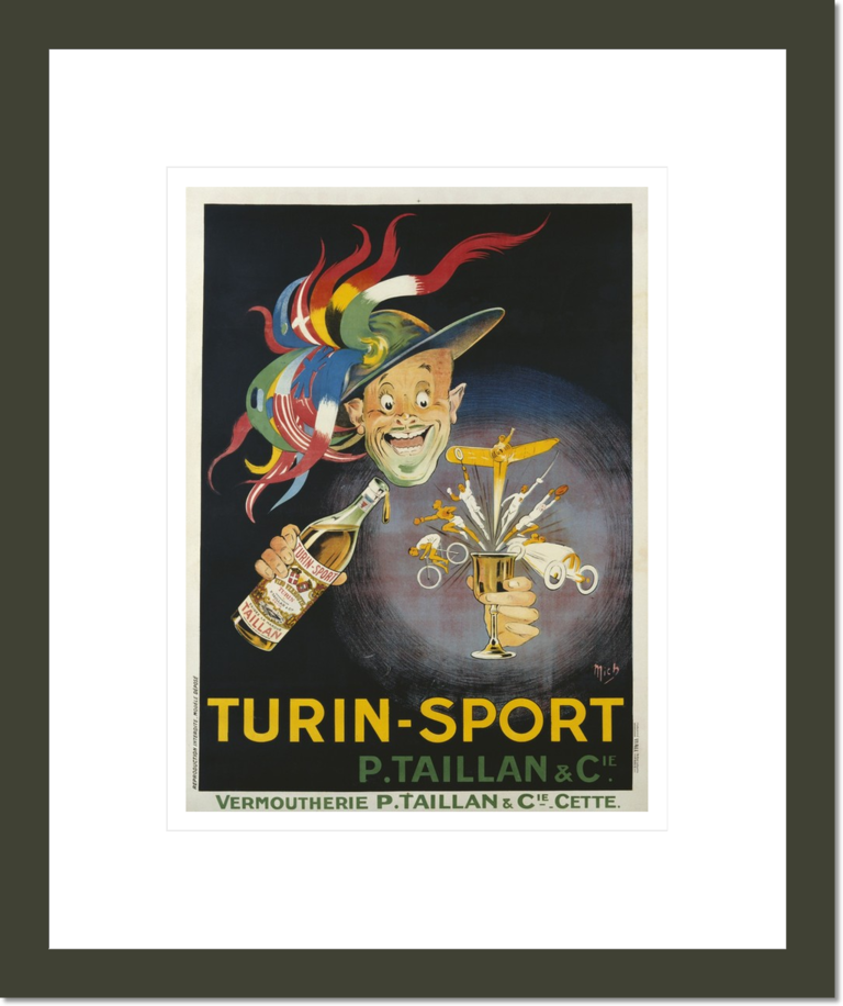 Turin-Sport Alcoholic Beverage Poster