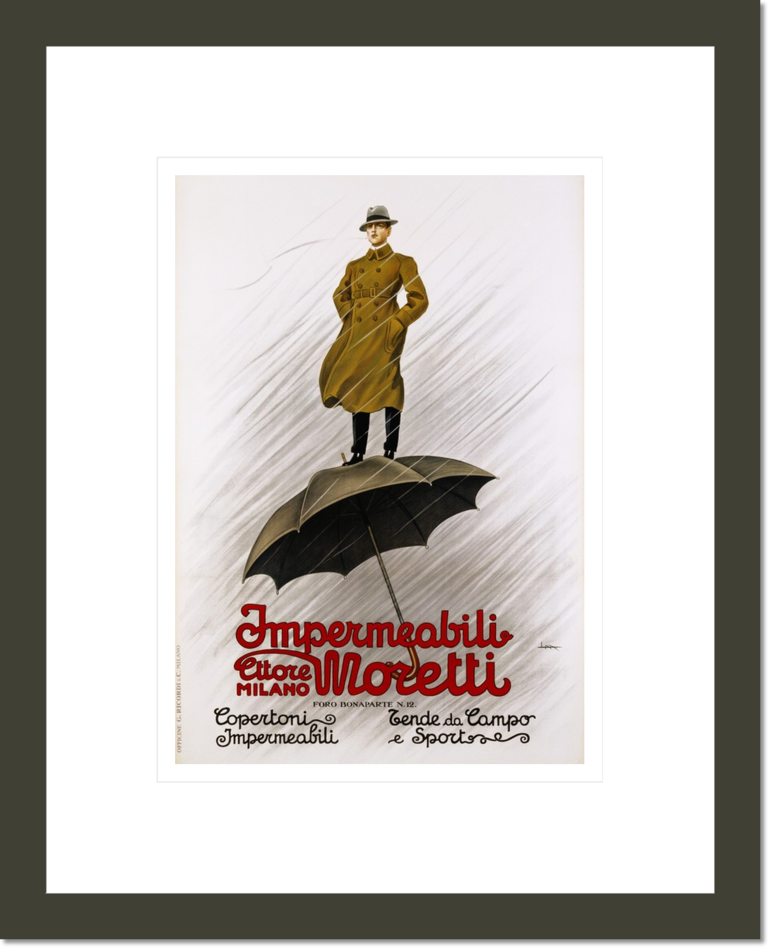 Impermeabili Moretti Umbrella Poster