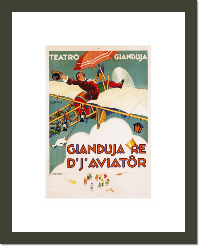 Gianduja Re d'J'Aviator Poster