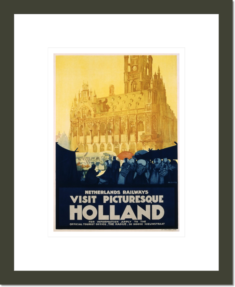 Visit Picturesque Holland Poster