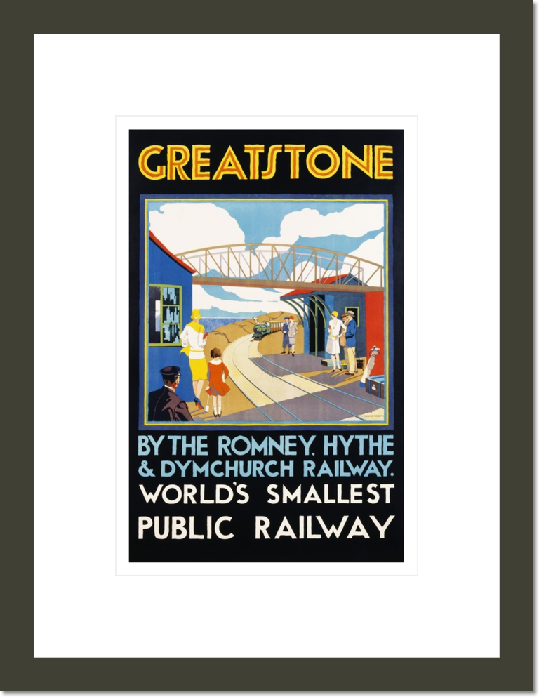Greatstone - World's Smallest Public Railway Poster