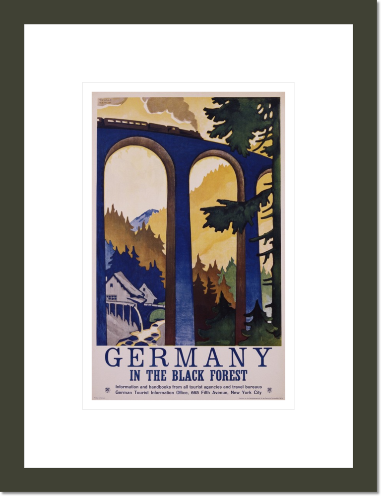 Germany in the Black Forest Poster