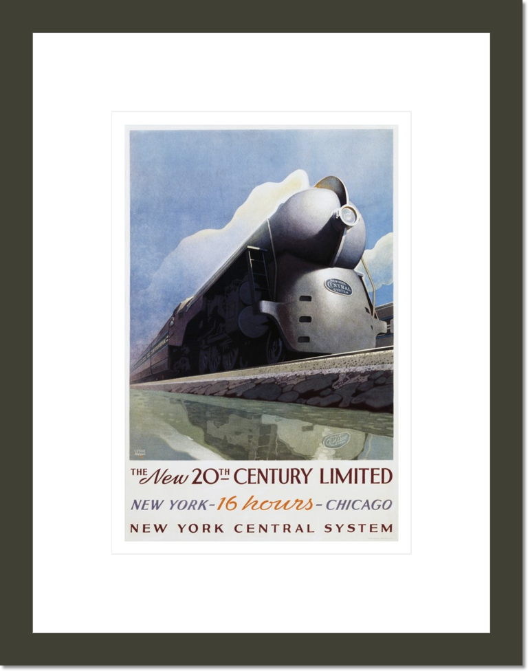 The New 20th-Century Limited Poster