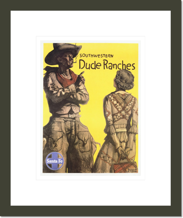 Southwestern Dude Ranches Poster