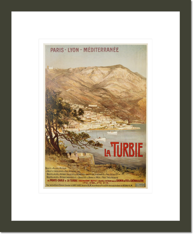 La Turbie Travel Poster