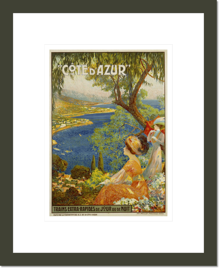 Cote D'Azur Travel Poster