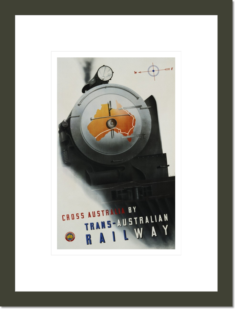 Trans-Australian Railway Poster