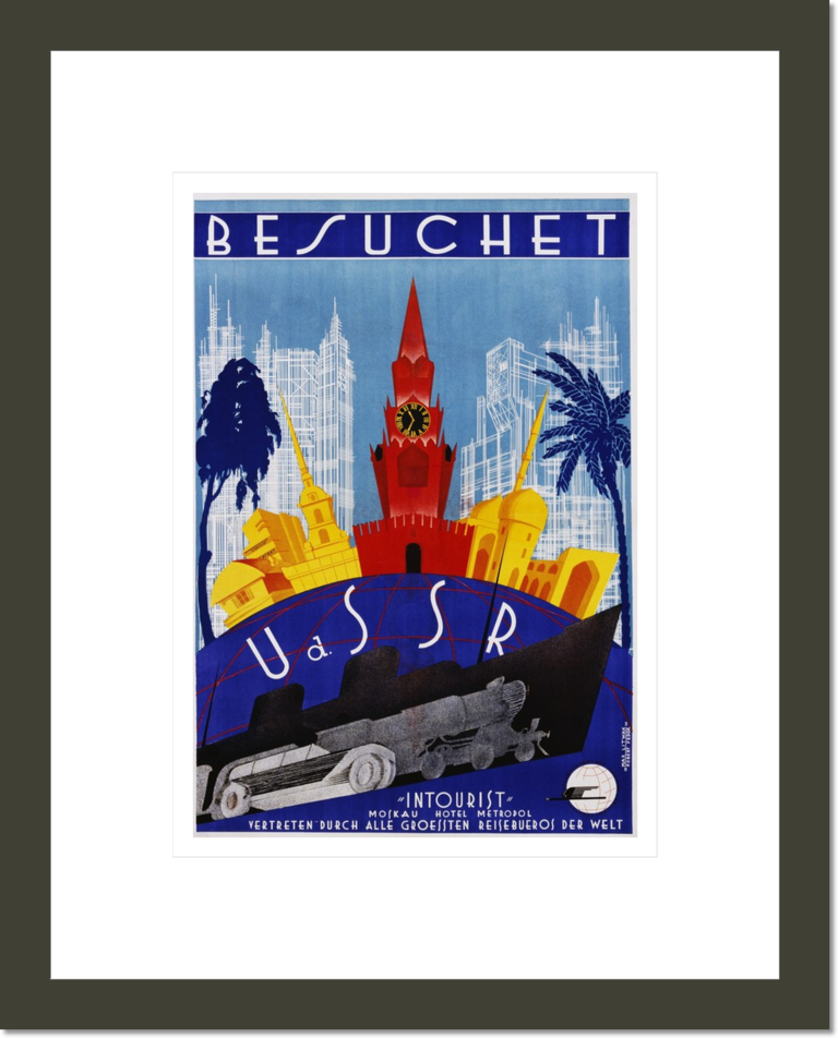 Besuchet - USSR Travel Poster