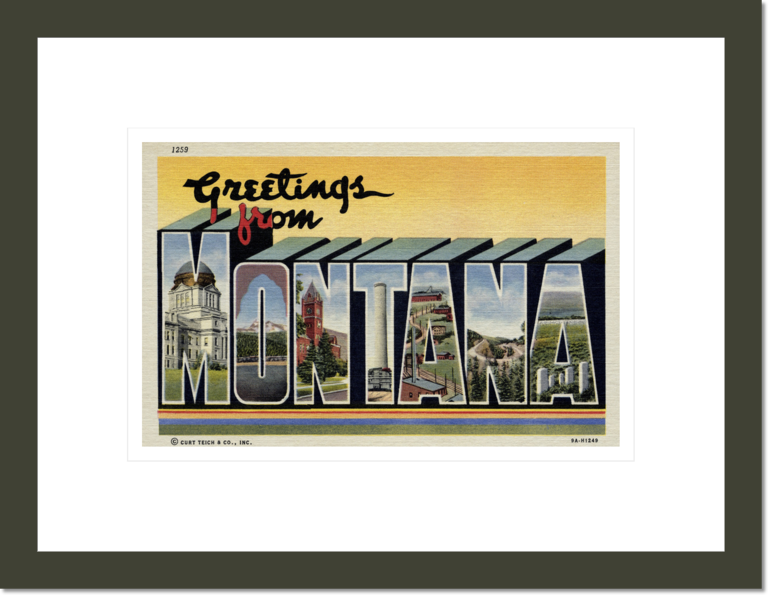 Greeting Card from Montana