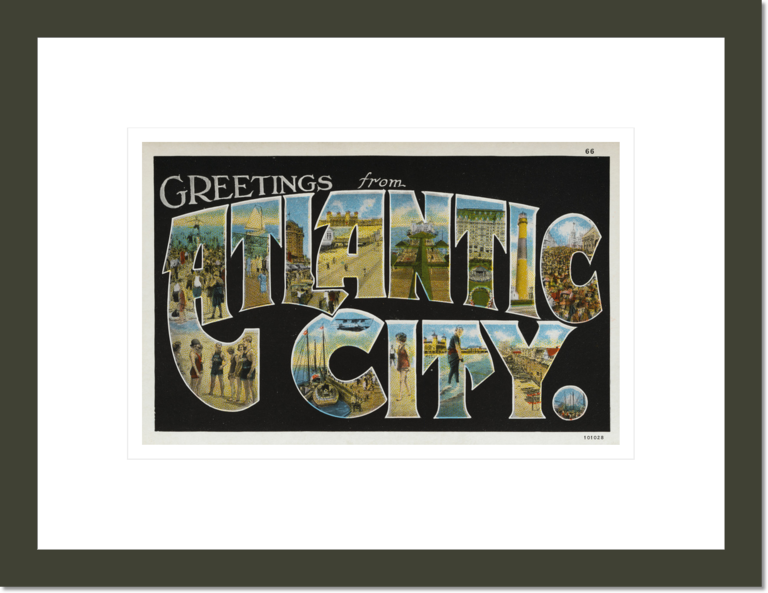 Greeting Card from Atlantic city